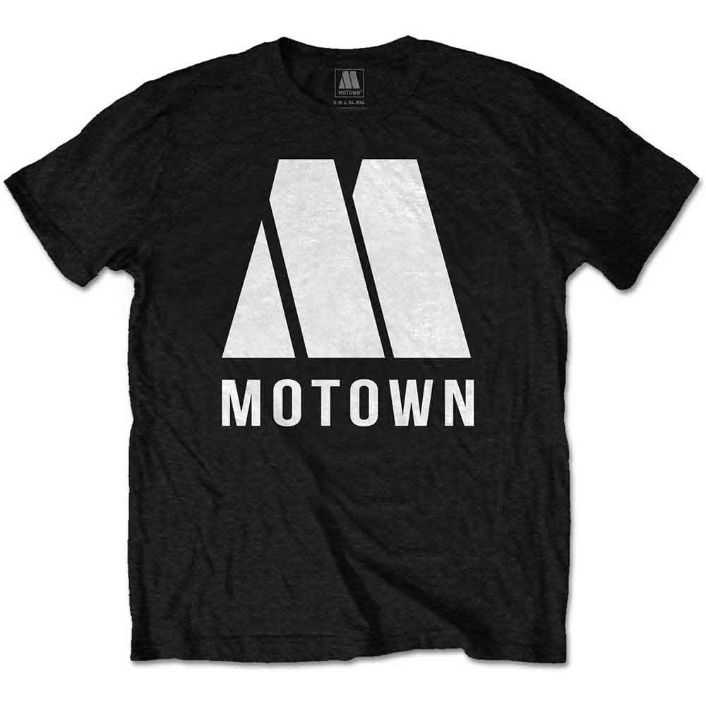 Motown Records Unisex T-Shirt: M Logo (Black)