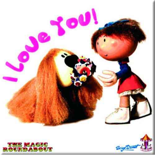 Magic Roundabout Fridge Magnet: Dougal & Florence