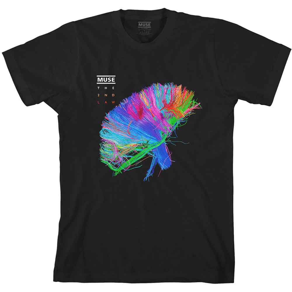 Muse Unisex T-Shirt: 2nd Law Album (Black)