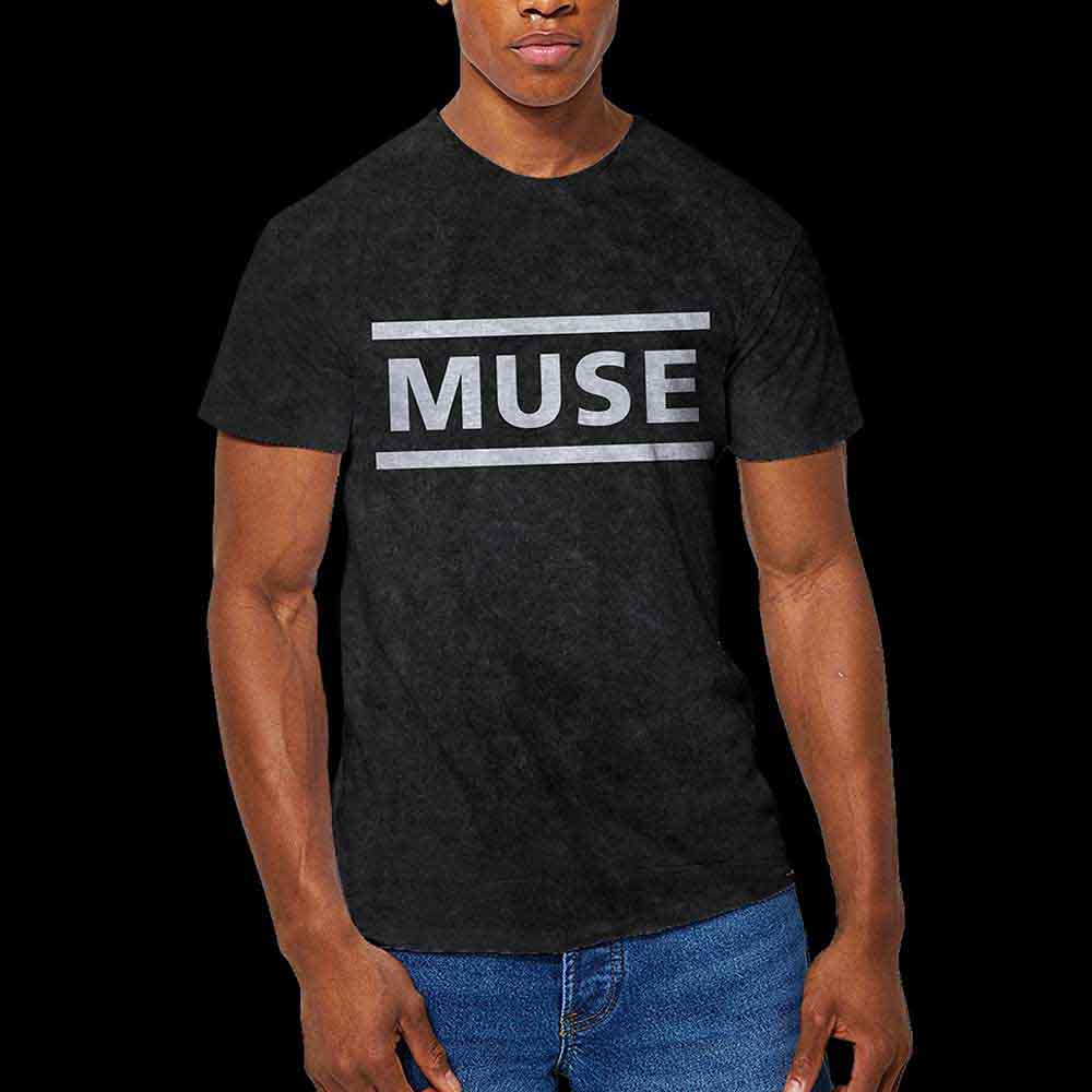 Muse Unisex T-Shirt: Logo (Black) (Wash Collection)