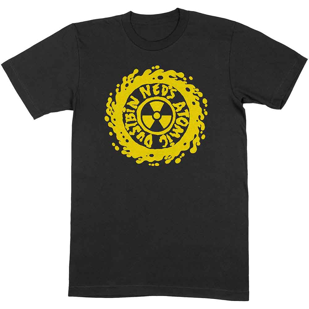 Ned's Atomic Dustbin Unisex T-Shirt: Yellow Classic Logo (Black)