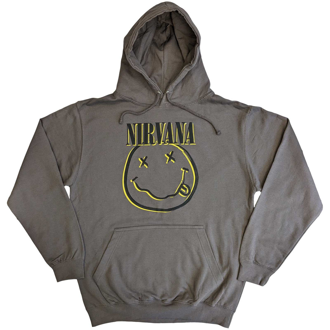 Inverse Happy Face Unisex Pullover Hoodie | Nirvana