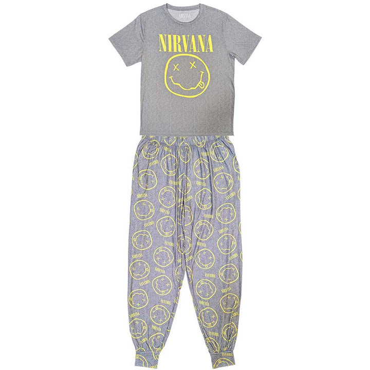 Yellow Smile Unisex Pyjamas | Nirvana