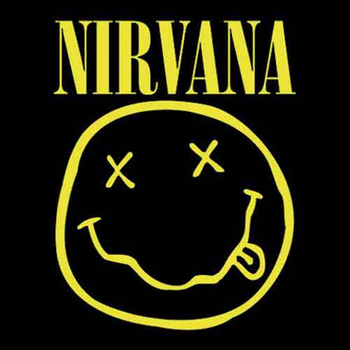 Nirvana Single Cork Coaster: Happy Face