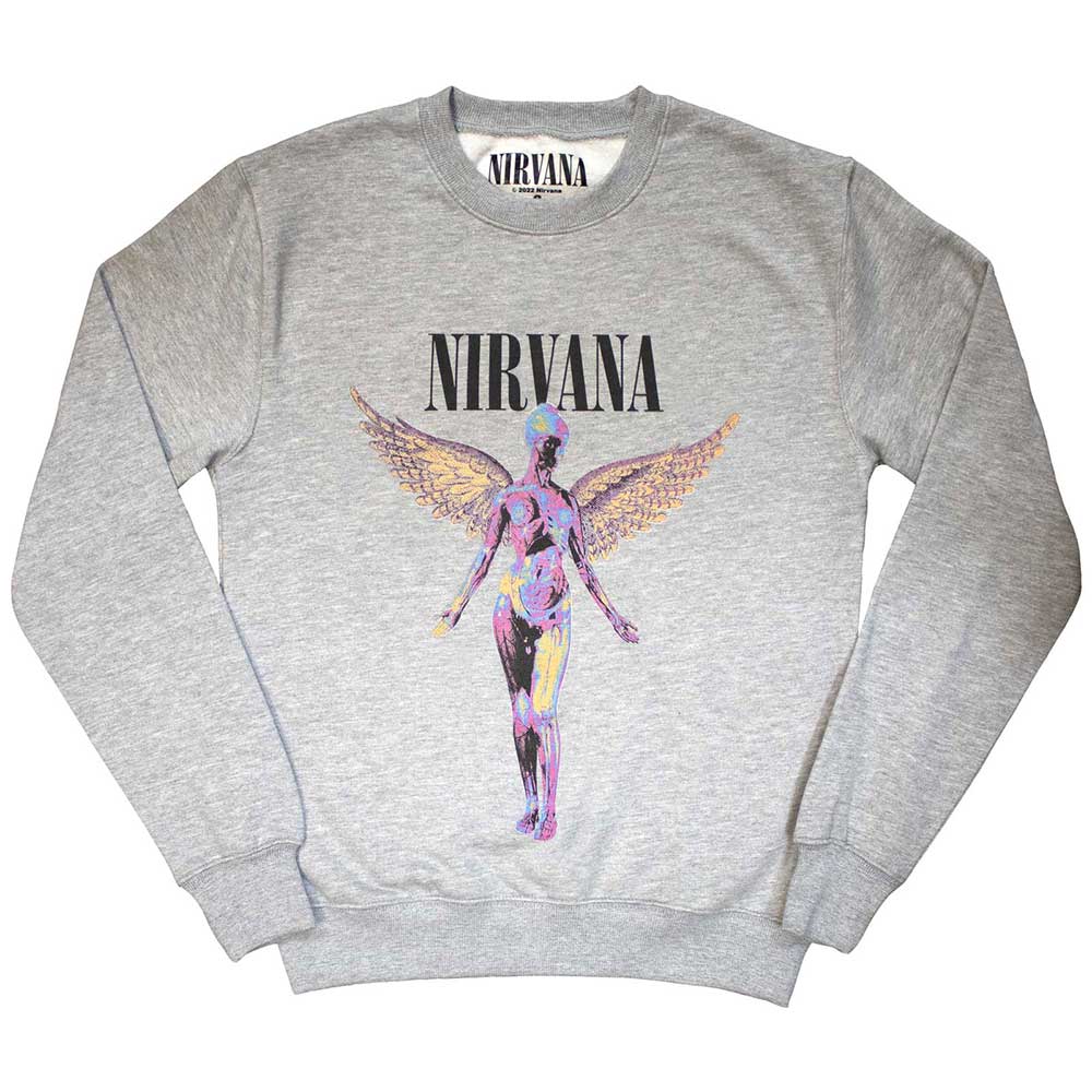 Nirvana Unisex Sweatshirt: In Utero (Grey)