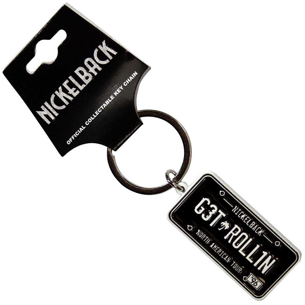 Nickelback Keychain: License Plate