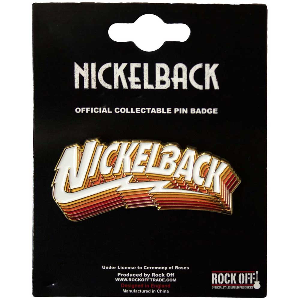 Nickelback Pin Badge: Gradient Shadows Logo