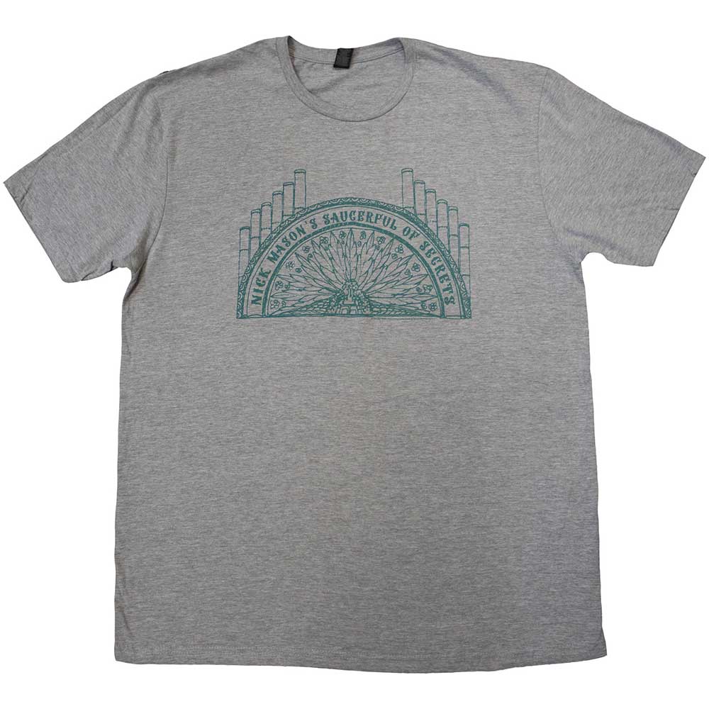 Nick Mason's Saucerful of Secrets Unisex T-Shirt: Relic (Grey) (Ex-Tour)