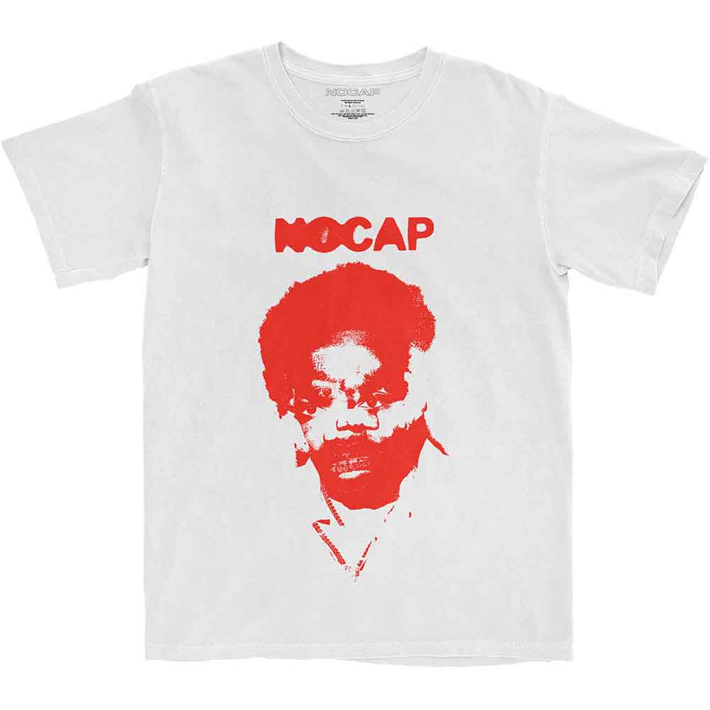 NoCap Unisex T-Shirt: Face Mash (White)