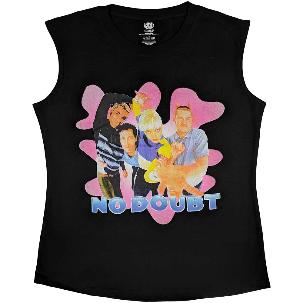 No Doubt Ladies Tank T-Shirt: Horns (Black)