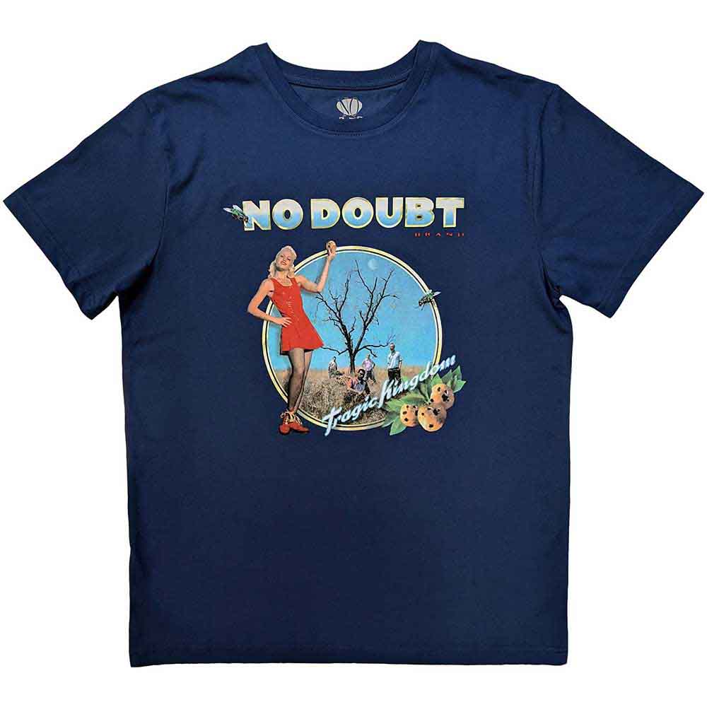 No Doubt Unisex T-Shirt: Tragic Kingdom (Denim Blue)