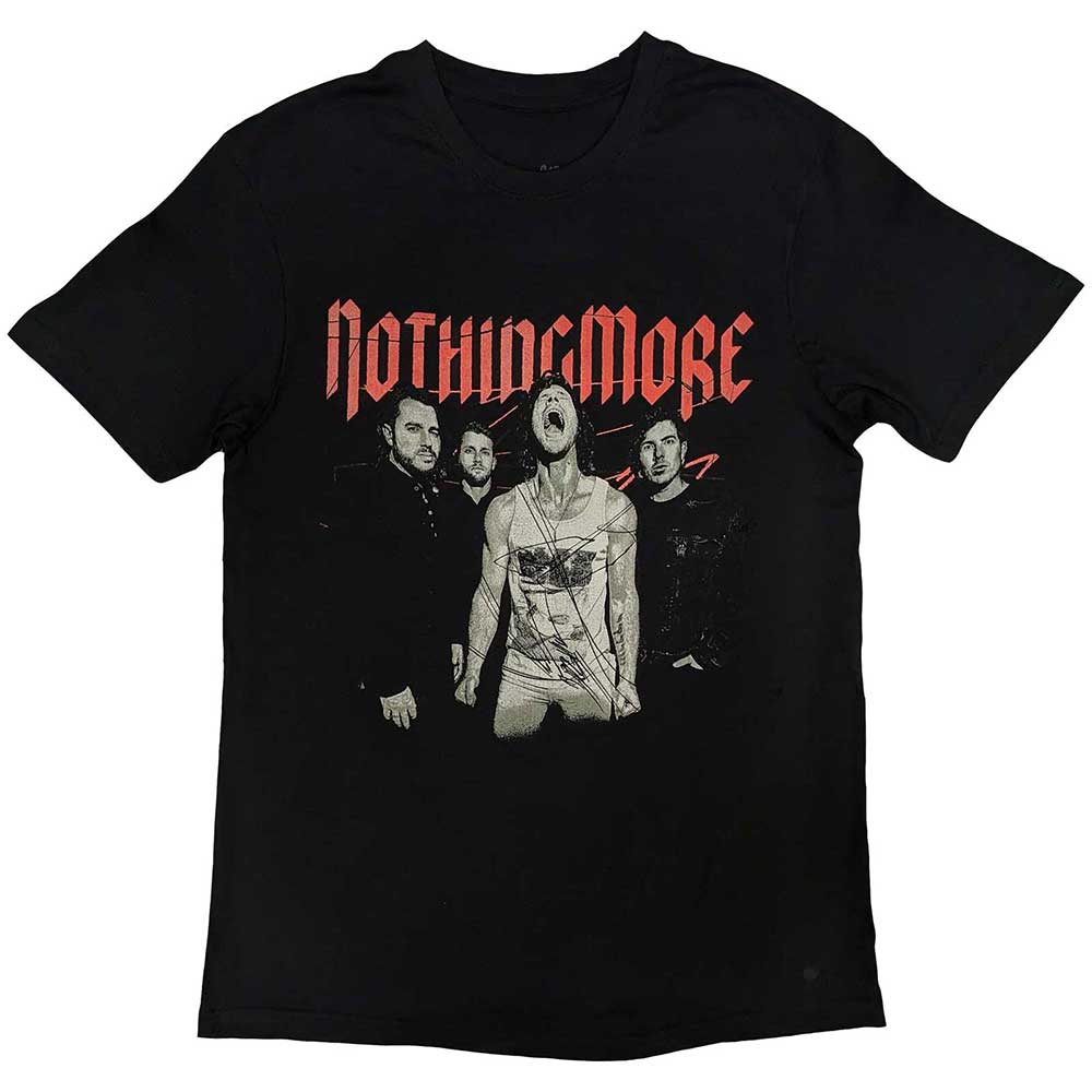 Nothing More Unisex T-Shirt: Band Photo (Black)