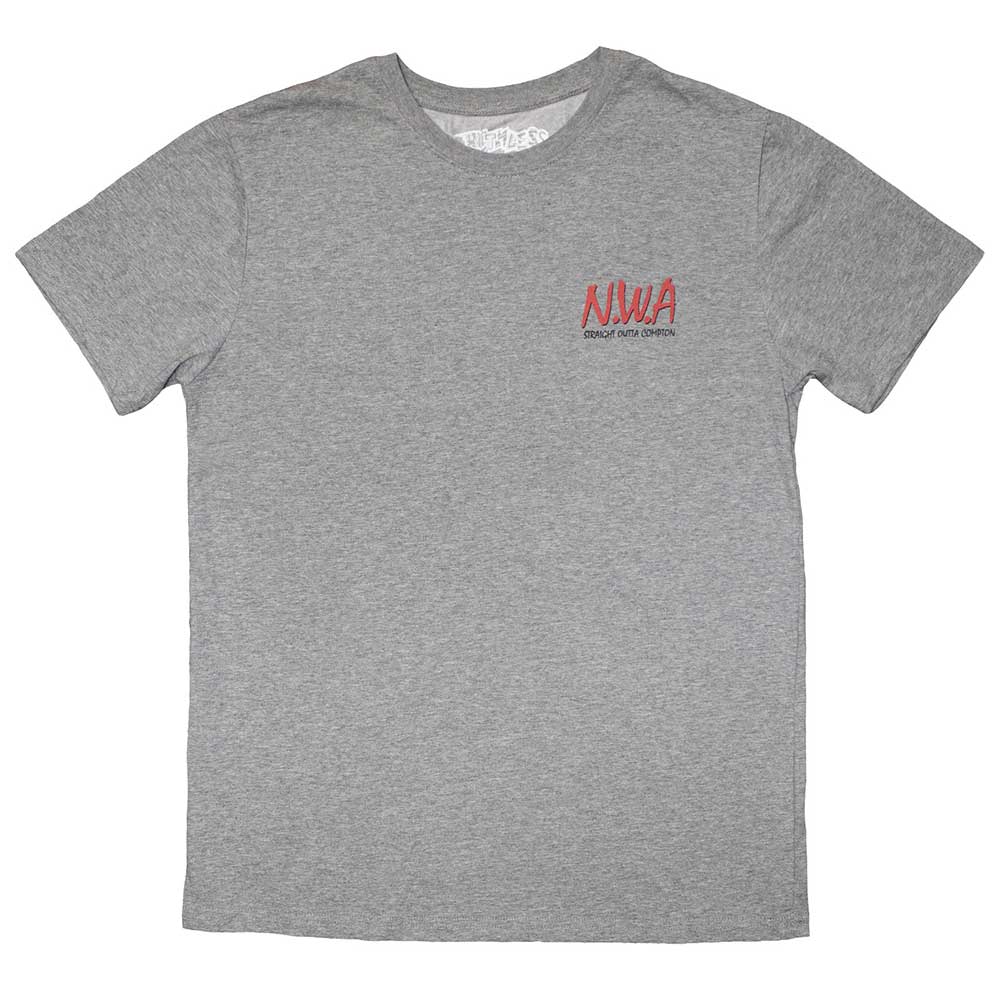 N.W.A Unisex T-Shirt: Mini Logo (Grey)