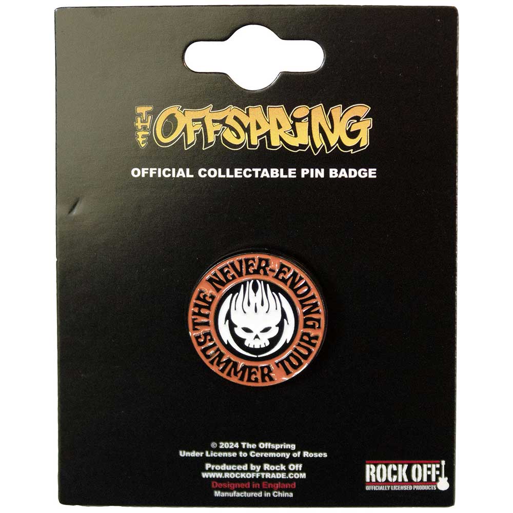 The Offspring Pin Badge: The Never Ending Summer Tour