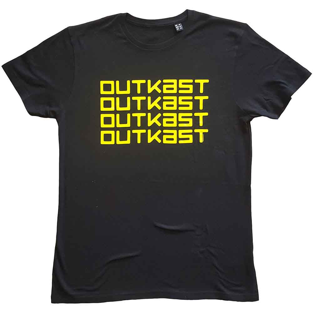 Outkast Unisex T-Shirt: Logo Repeat (Black)