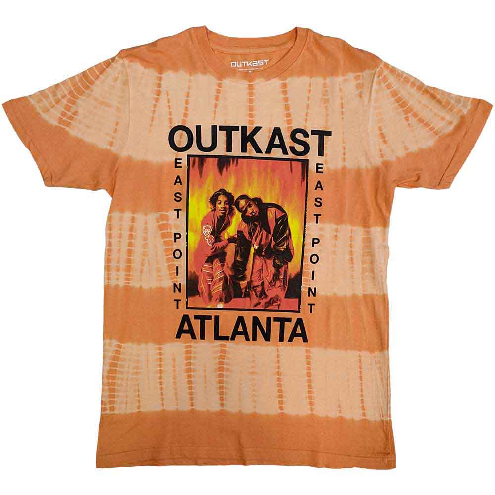 Outkast Unisex T-Shirt: Atlanta (Orange) (Wash Collection)