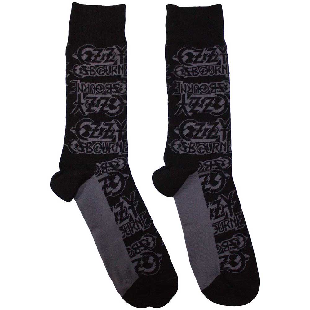 Logo Repeat Unisex Ankle Socks (UK Size 7 - 11) | Ozzy Osbourne