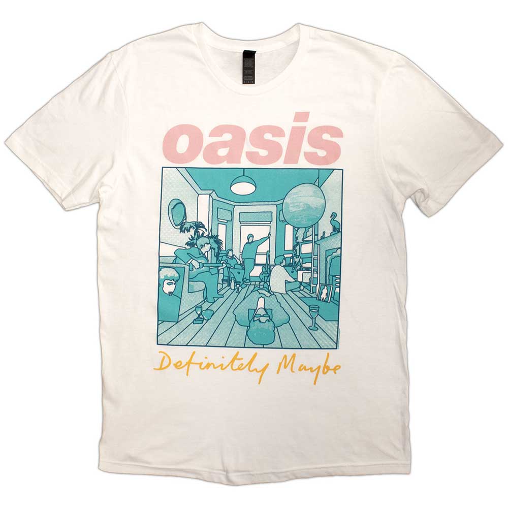 Definitely Maybe Illustration Colour Unisex T-Shirt | Oasis