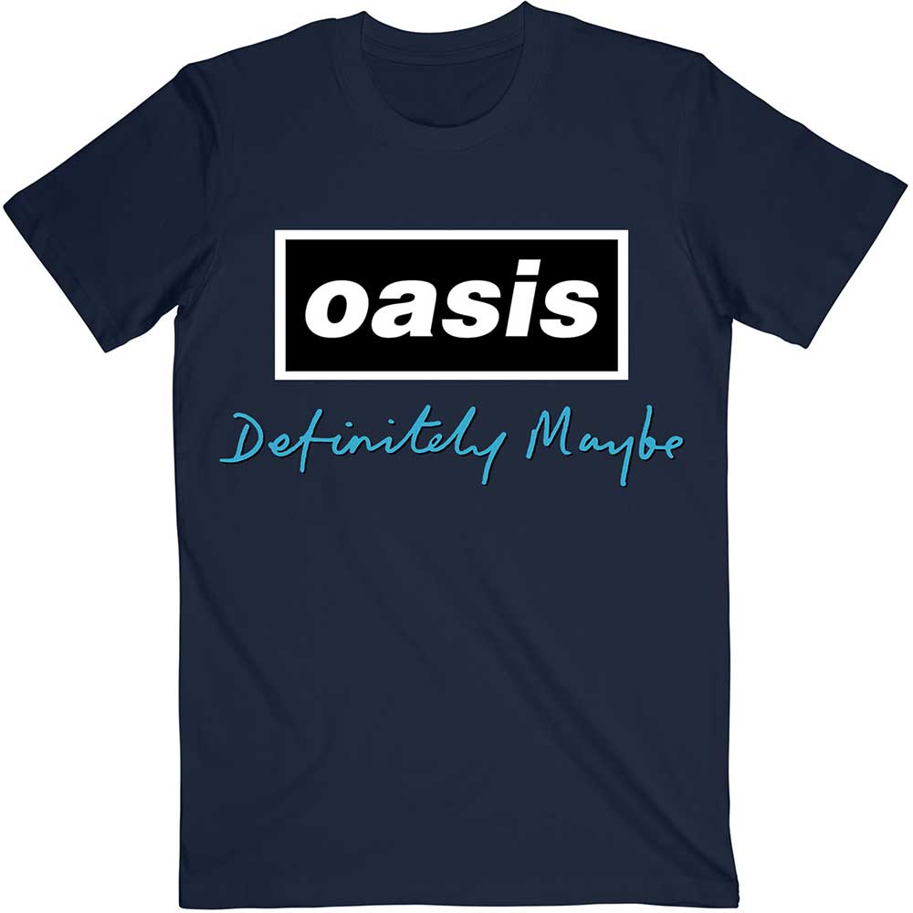 Definitely Maybe Text Logo Unisex T-Shirt | Oasis