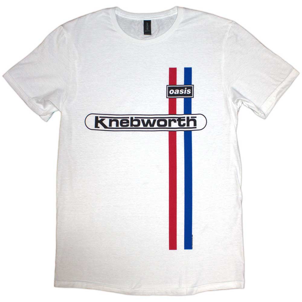 Knebworth Vertical Stripe Unisex T-Shirt | Oasis