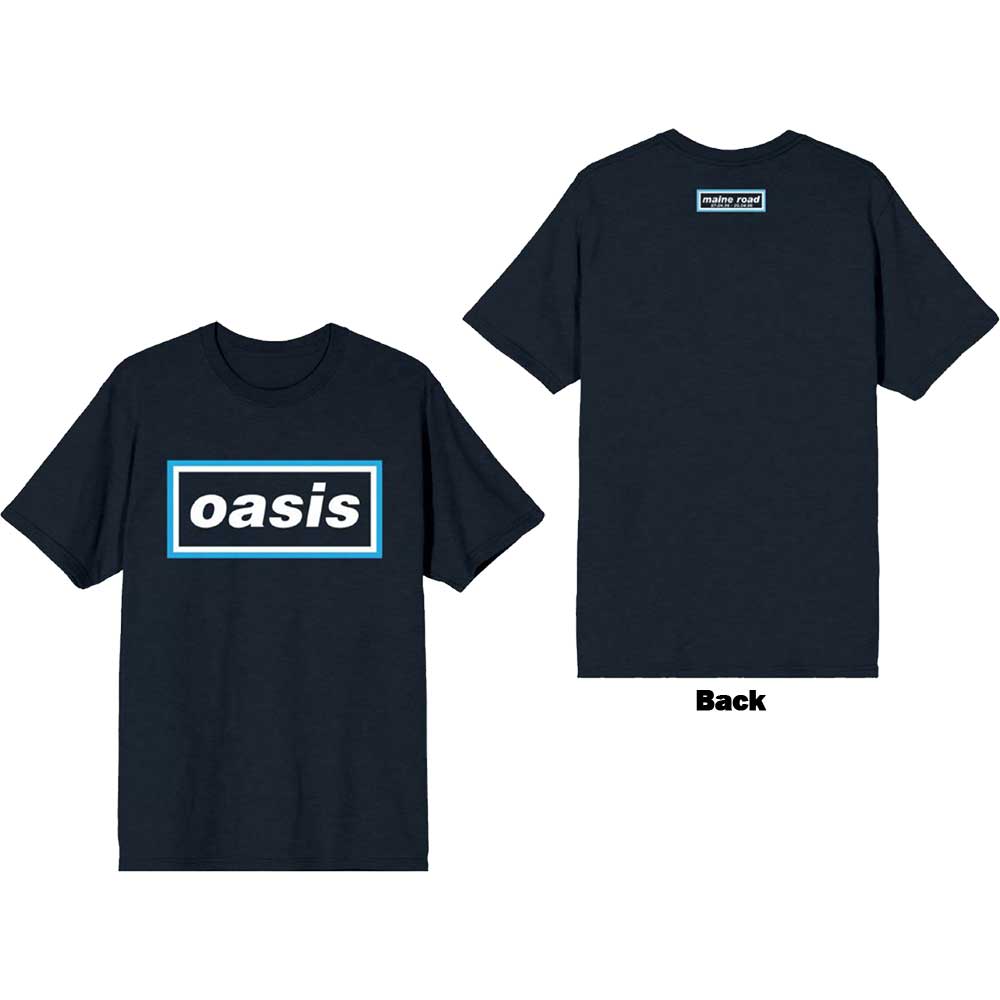 Maine Road Event Logo (Back Print) Unisex T-Shirt | Oasis