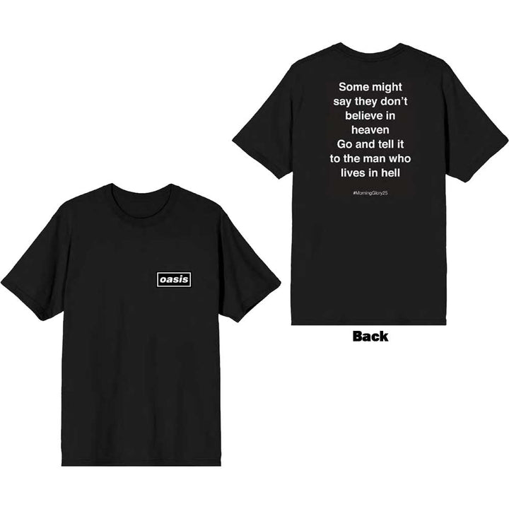 Some Might Say Lyric (Back Print) Unisex T-Shirt | Oasis