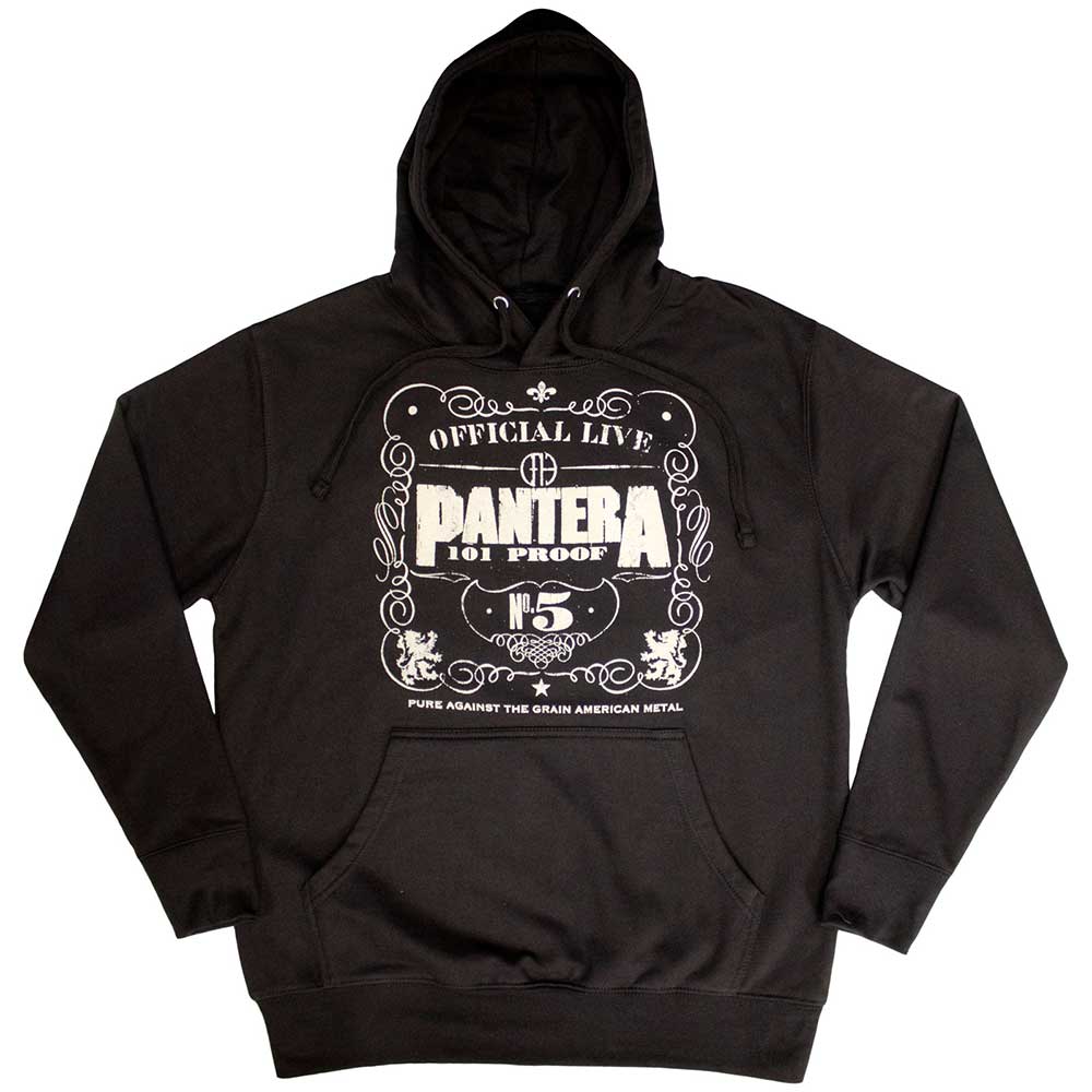 Pantera Unisex Pullover Hoodie: 101 Proof (Black)