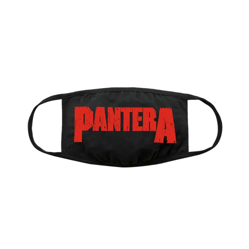 Pantera Face Mask: Logo (Black)