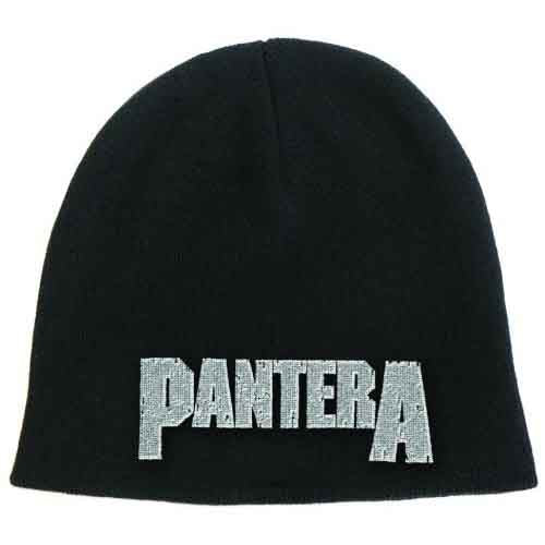 Pantera Unisex Beanie Hat: Logo (Black)