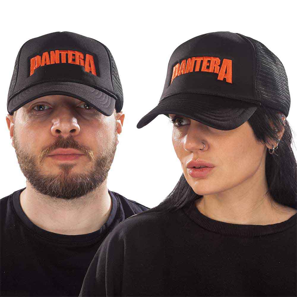 Pantera Unisex Mesh Back Cap: Logo (Black)