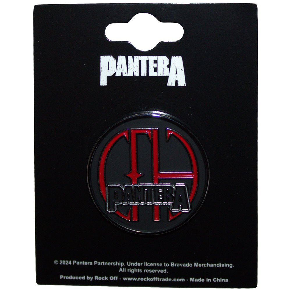 Pantera Pin Badge: Cowboys From Hell Logo