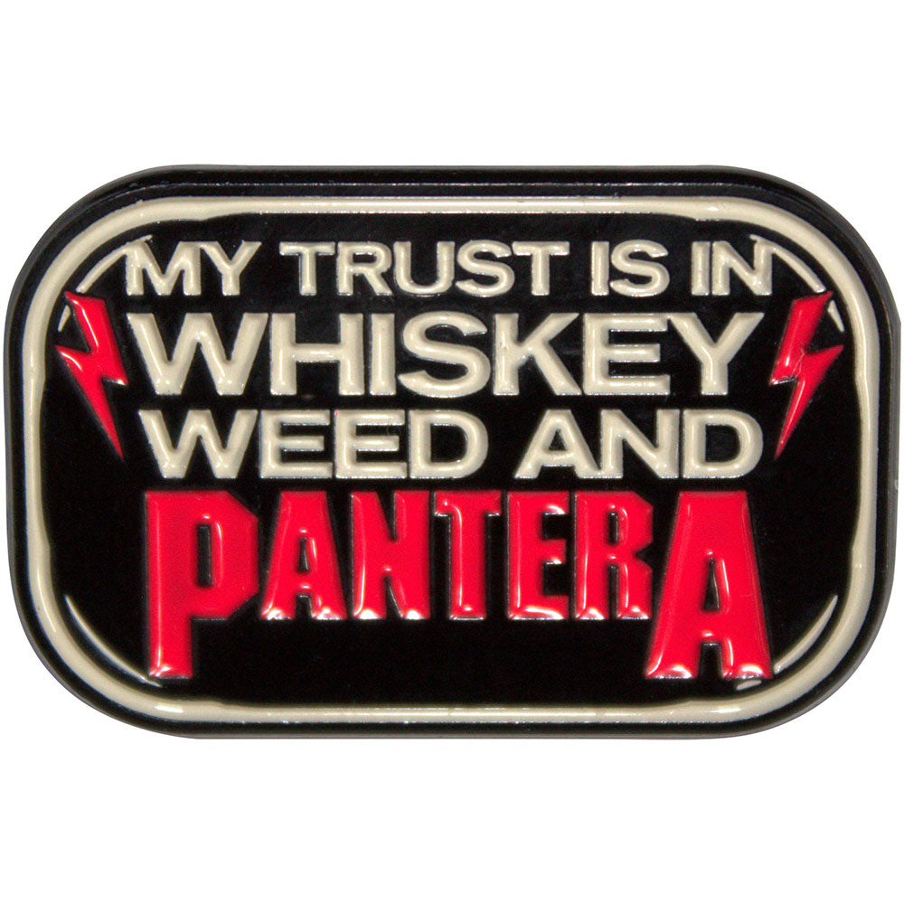 Pantera Pin Badge: Whiskey