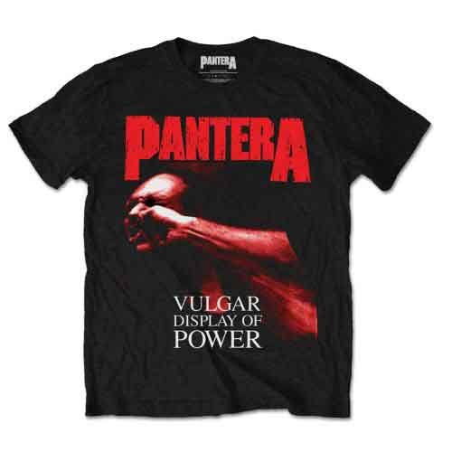 Pantera Unisex T-Shirt: Red Vulgar (Black)