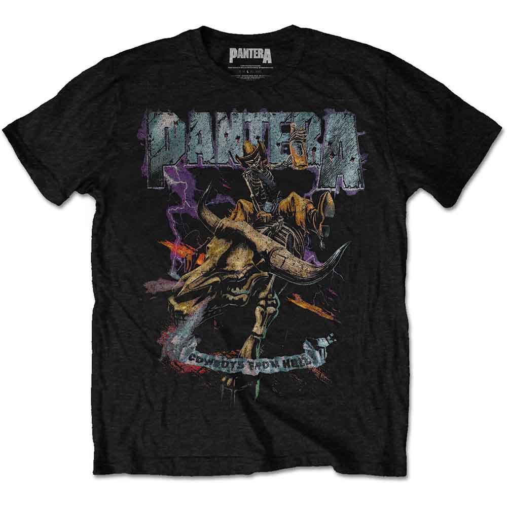 Pantera Unisex T-Shirt: Vintage Rider (Black)