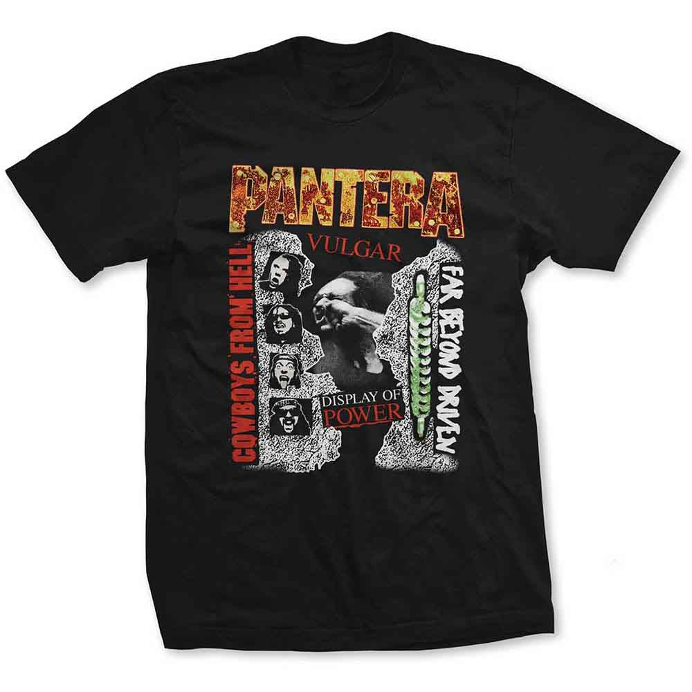 Pantera Ladies T-Shirt: 3 Albums (Black)