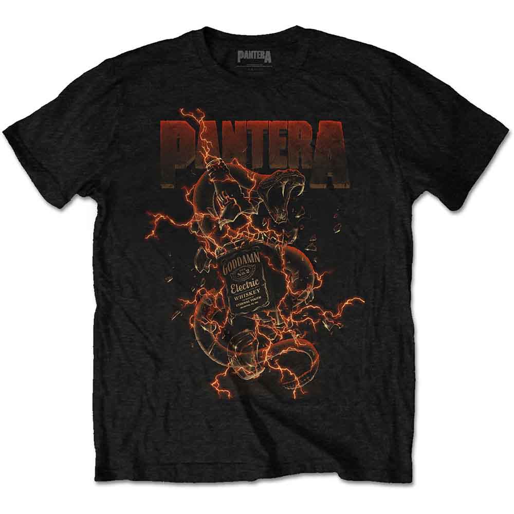 Pantera Unisex T-Shirt: Goddamn Whiskey (Black)