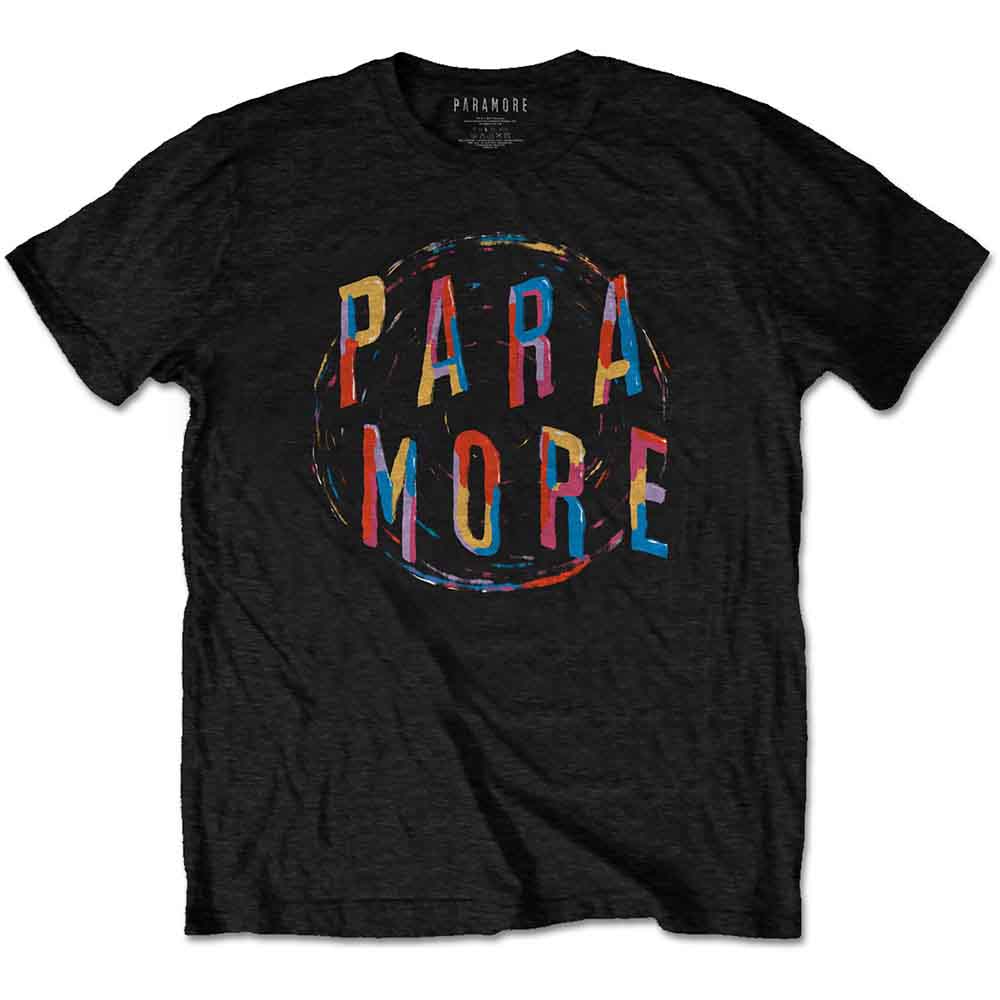 Paramore Unisex T-Shirt: Spiral (Black)