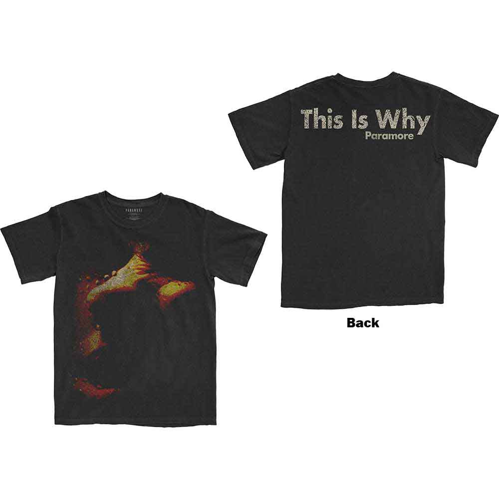 Paramore Unisex T-Shirt: This Is Why (Black) (Back Print)