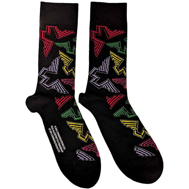 Wings Logos Unisex Ankle Socks (UK Size 7 - 11) | Paul McCartney