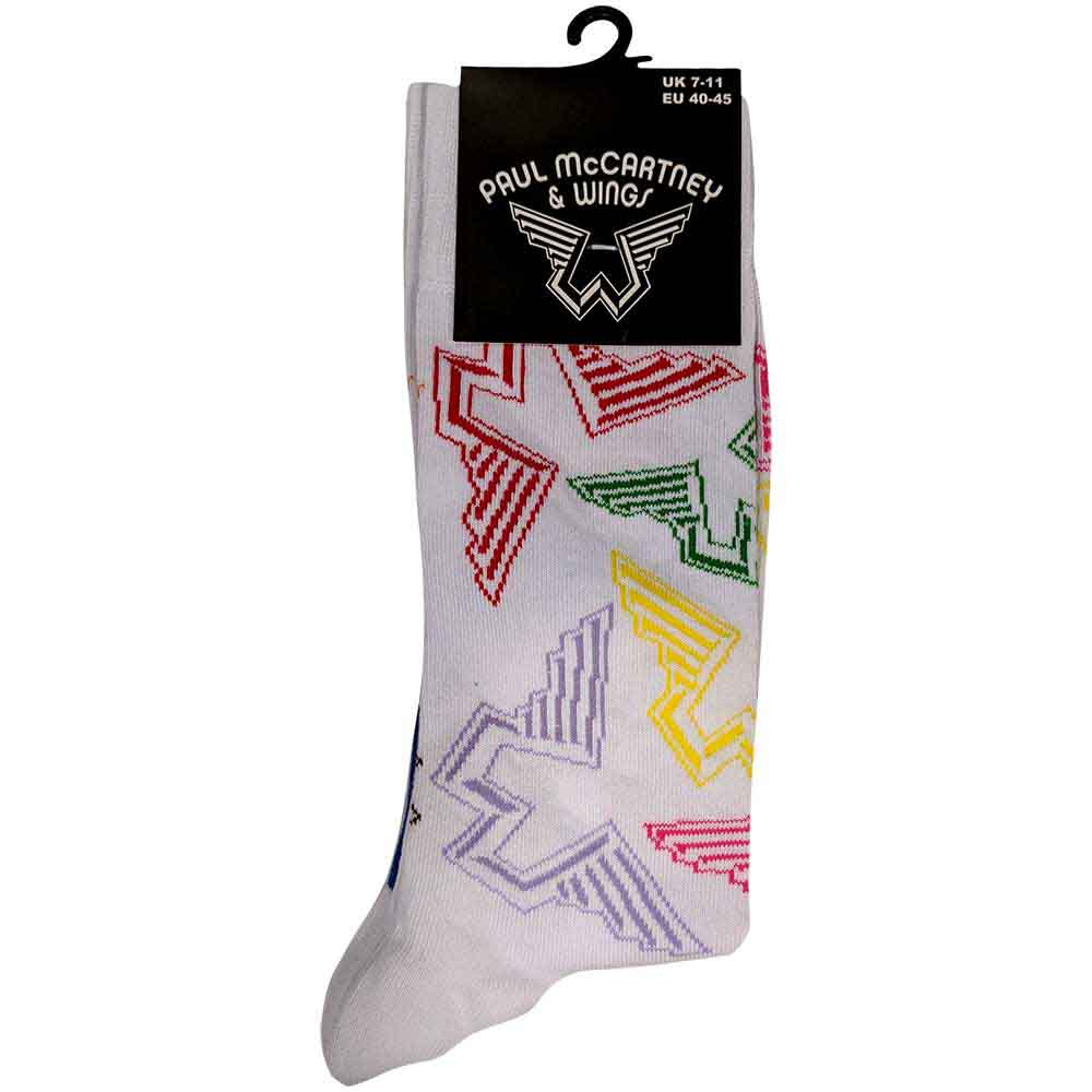 Wings Logos Unisex Ankle Socks (UK Size 7 - 11) | Paul McCartney