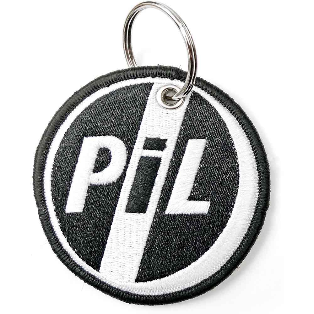 PIL (Public Image Ltd) Patch Keychain: Circle Logo (Double Sided)