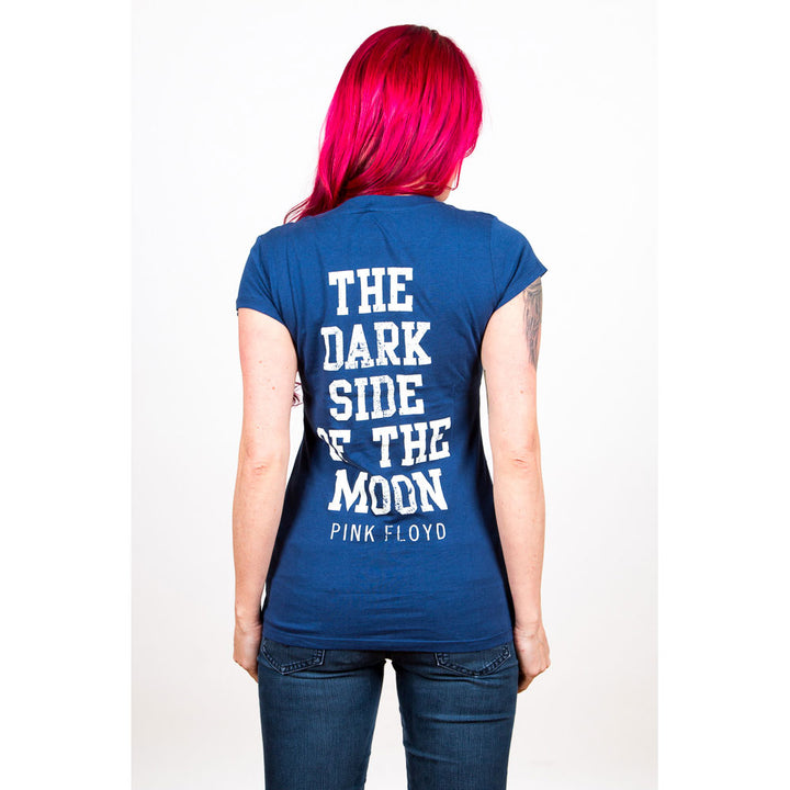 Dark Side of the Moon (Back Print) Ladies T-Shirt | Pink Floyd