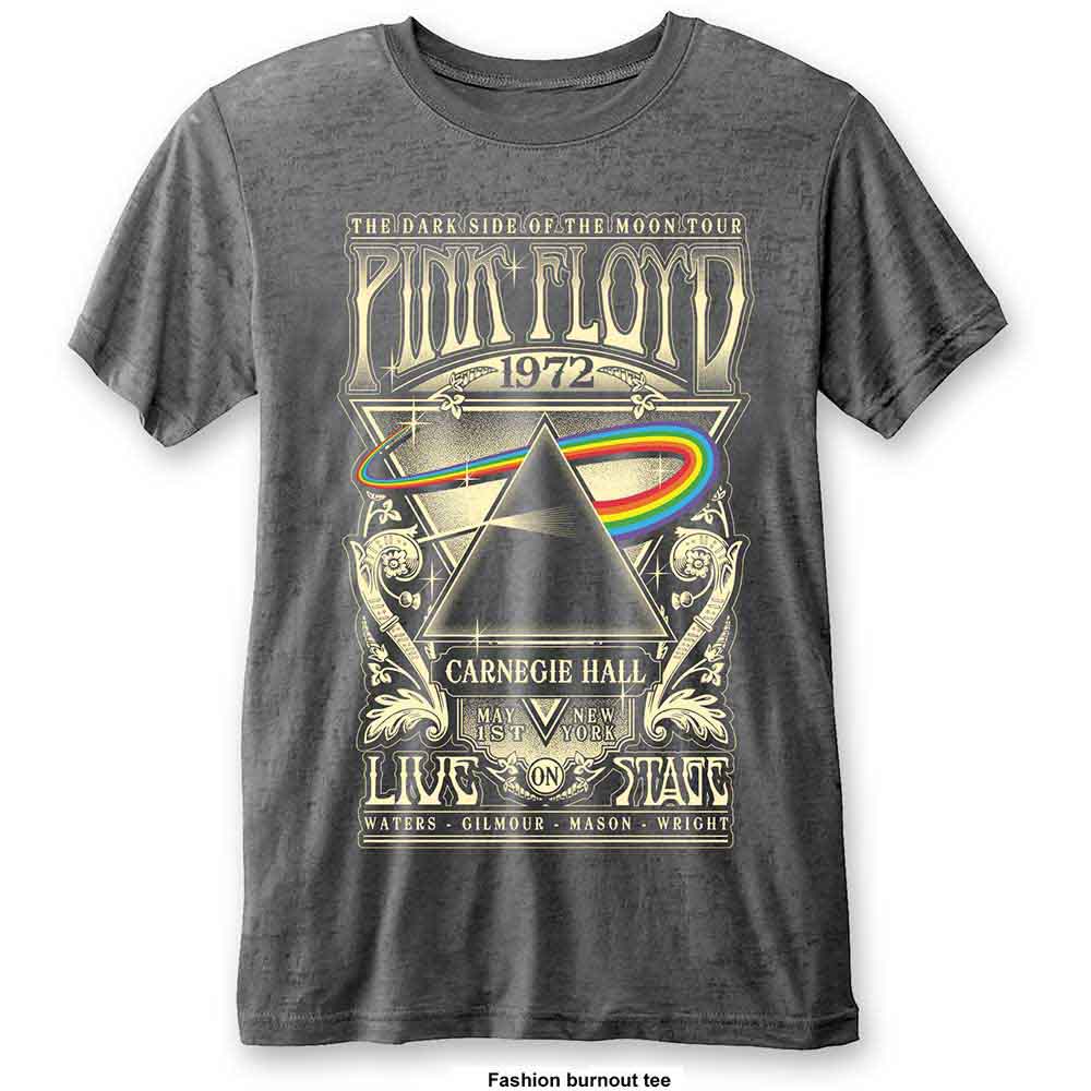 Carnegie Hall (Burnout) Unisex T-Shirt | Pink Floyd