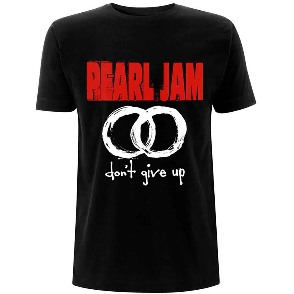 Pearl Jam Unisex T-Shirt: Don't Give Up (Black)