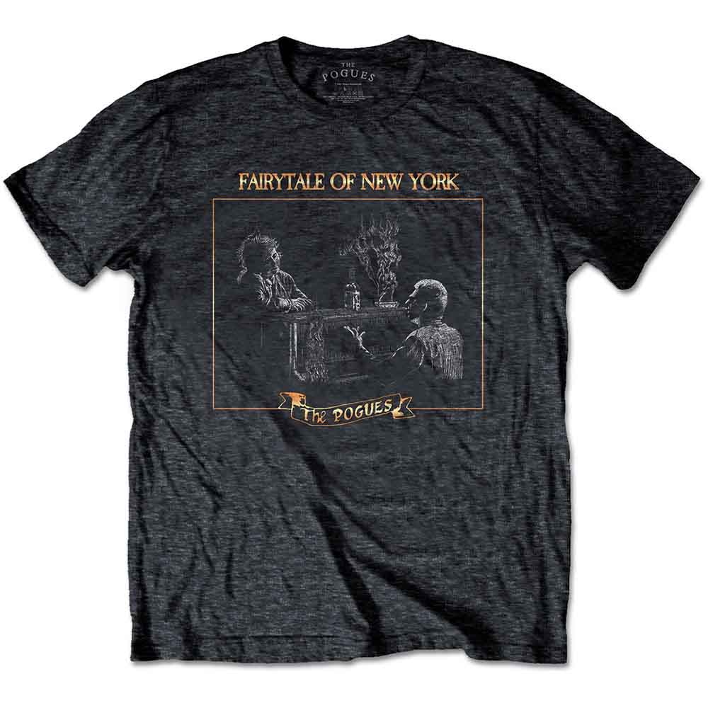 The Pogues Unisex T-Shirt: Fairytale Piano (Heather Grey)