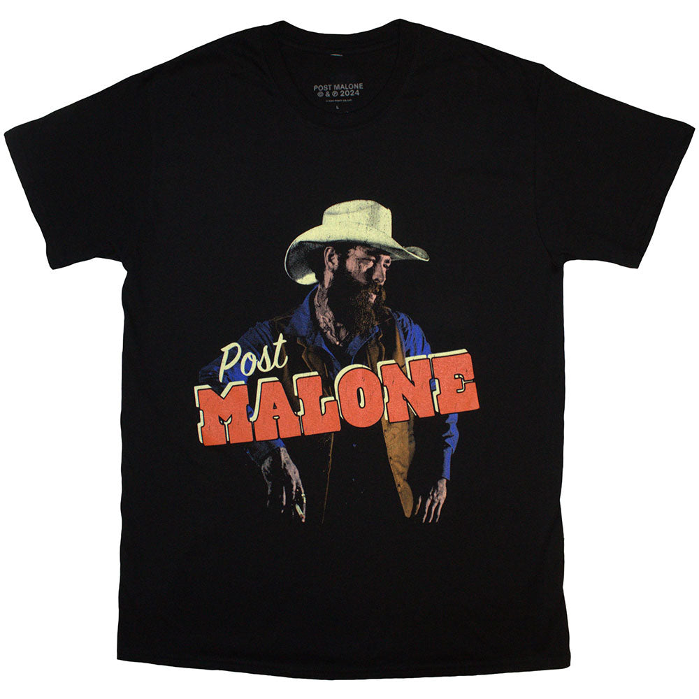 Post Malone Unisex T-Shirt: Cowboy (Black)