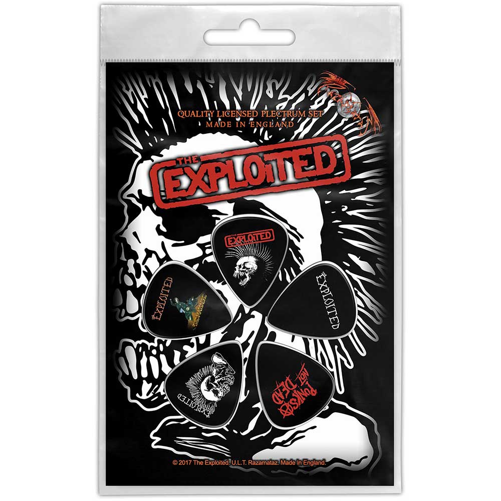 The Exploited Plectrum Pack: Skull