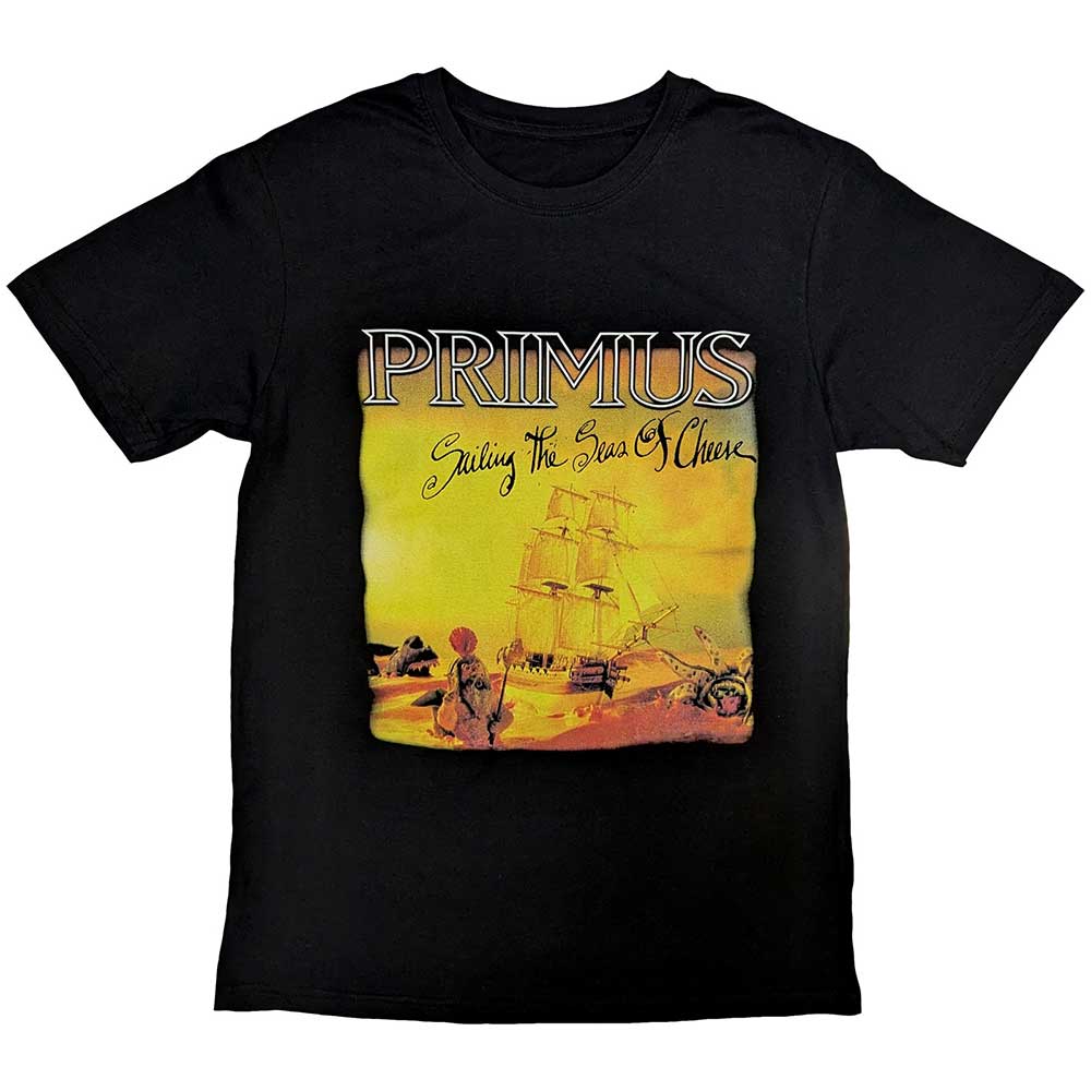 Primus Unisex T-Shirt: Sailing The Seas Of Cheese (Black)