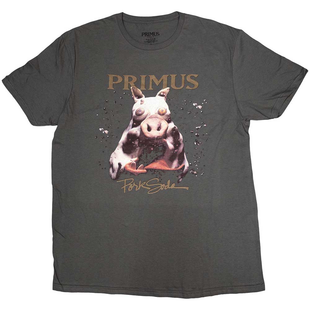 Primus Unisex T-Shirt: Pork Soda (Charcoal Grey)