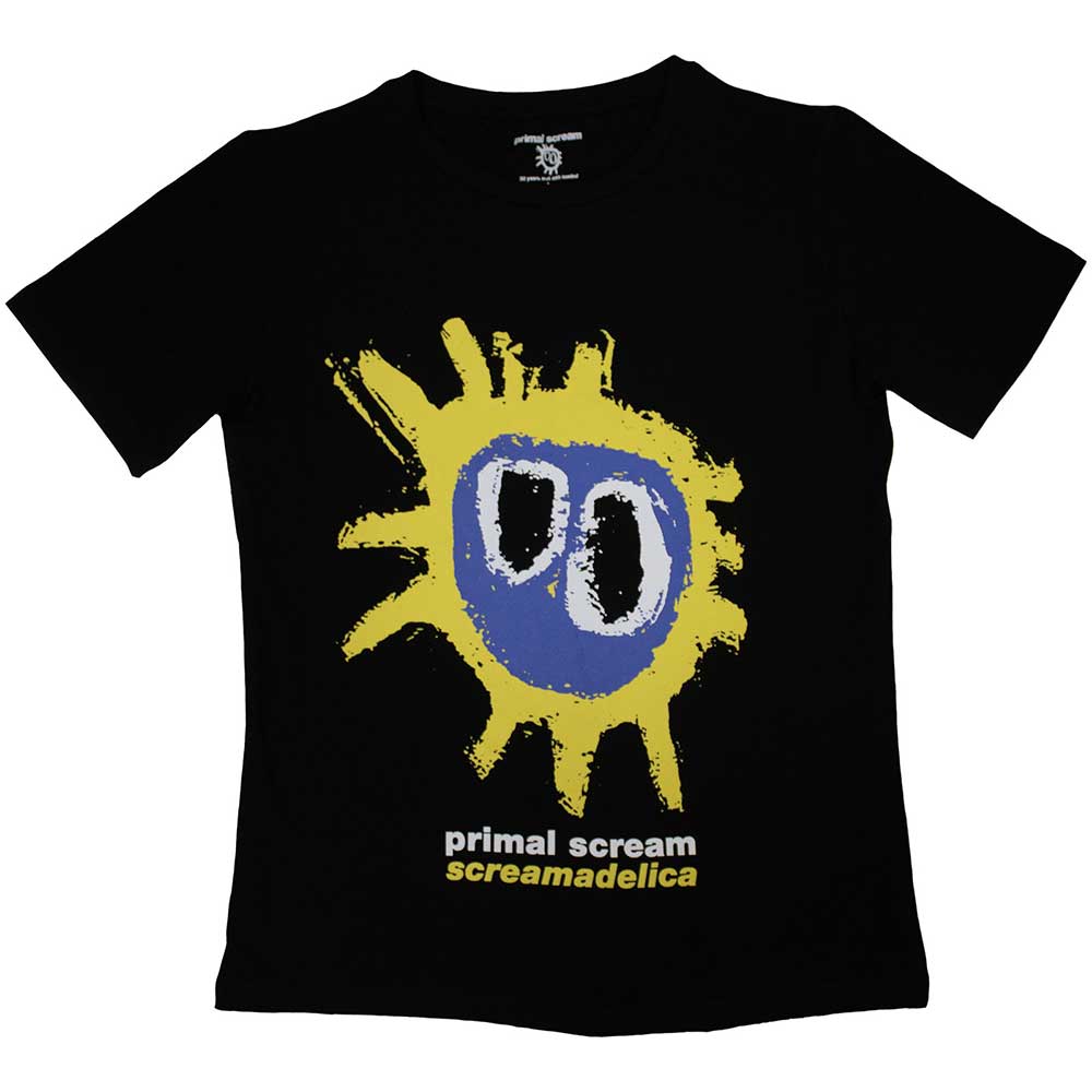 Primal Scream Ladies T-Shirt: Screamadelica (Black)